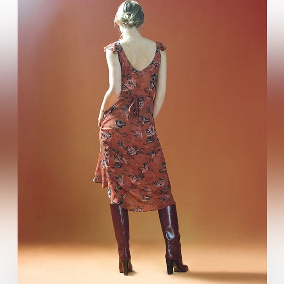 Realisation Par Red Floral Maxi Dress - Picture 3 of 6